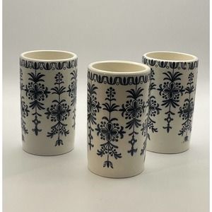 3 VINTAGE INARCO JAPAN Tea Cups with floral designs